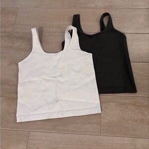 A New Day Ribbed Tank Top Set of 2 Size Large